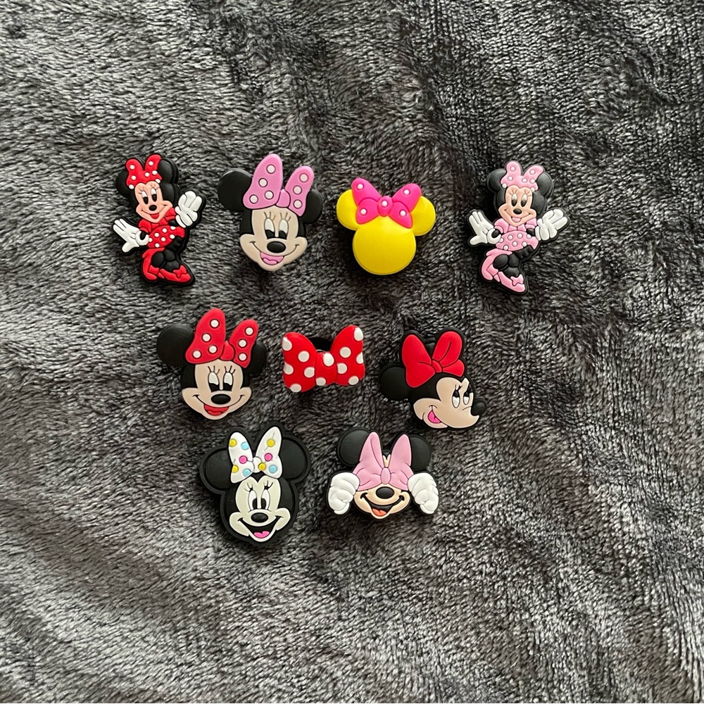 SOLD - Disney Minnie Mouse Inspired Croc Jibbit Shoe Charms